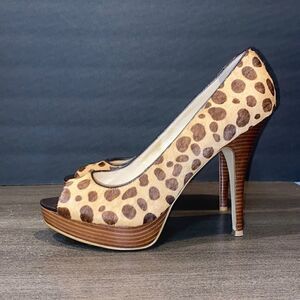 Enzo Angiolini Animal Print Sully High Heels Women’s 9.5